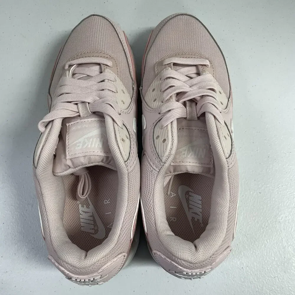 Nike Wmns Air Max 90 Barely Rose DH8010 600 Size 7 Women Pink White Black Retro